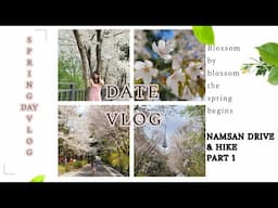 Long Drive +Namsan Hike | DATE VLOG| Indian Korean Couple