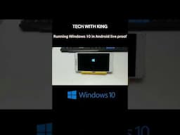 #Shorts Windows 10 loading in Android 2021 live Proof