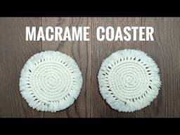 MACRAME COASTER TUTORIAL (tips to avoid common mistakes)