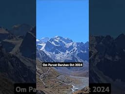 Adi kailash Yatra 2024 I Om Parvat Darshan 2024 I Desi Wanderer I #shorts