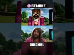 Remake VS ORIGINAL: Minecraft Movie FULL Trailer Remake Comparison