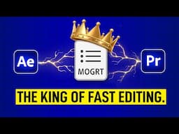 Bring Your After Effects Animations into Premiere Pro with MOGRTs (Hindi)