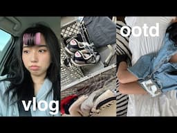 ootd vlog pt. 2 🧸 thrifting at 6am, farmers market date, tons of shopping, & bunch of hangouts