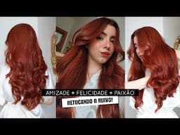 GLOW UP para começar 2025! | Cortando, pintando e tonalizando o cabelo ruivo!