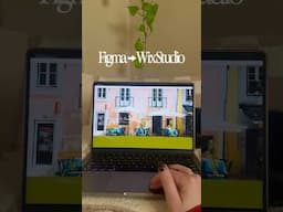 how to transfer a figma design to a live website using Wix Studio! #figmatutorial #wixstudio