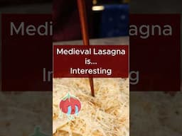 Medieval Lasagna - Pasta before tomato sauce