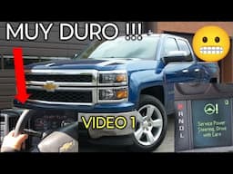 CHEVROLET SILVERADO EL VOLANTE ESTA MUY DURO !!! U0131