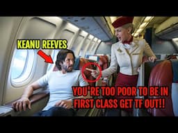 Flight Attendant Insults Keanu Reeves, 7 Minutes Later She Learns He Owns the Airline!