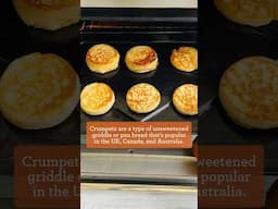 Know what's a crumpet? #crumpet #bread #baking #BrevilleSmartOven #MasterEveryMoment