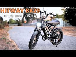 Hitway BK29 Retro Ebike Review - Unboxing, Assembly, Unlock Max Speed, Test Ride Super73 clone