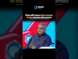 Time will come when the excess in the market will correct - Late #RakeshJhunJhunWala ji. #shorts