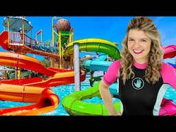 Learn Colors for Kids at the Waterpark! Slides, Playground and More! Colours for Kids - Speedie DiDi