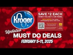 *FREEBIES + RUN DEALS* Kroger UPDATED Must Do Deals for 2/5-2/11 | FREE Tea, FREE Appetizer, & MORE