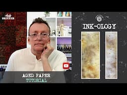 AgeingPaper using Rock Salt & Ink-olgy Inks Tutorial