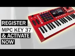 How to Register MPC KEY 37 and Activate Plugin