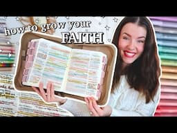 how to grow your FAITH in 2025🌷🌿✨ (what I'm doing!!)