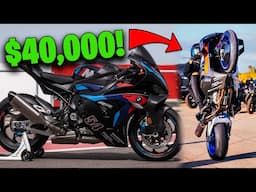 Wheelies on a $40,000 M1000RR