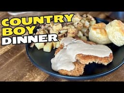 Country Fried Deer Dinner - Griddle Southern Cooking at its FINEST!