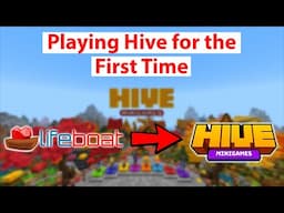 Lifeboat YouTuber Plays Hive for the First Time