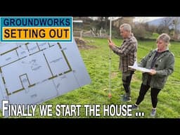 Groundworks | Setting out the House Location