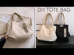 DIY Popular Design Bag From Cloth Making At Home ❤ Front Pocket Tote Bag Idea