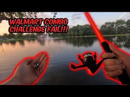 Walmart FISHING Rod/Reel Combo Challenge FAIL!!! (My Weirdest Video)