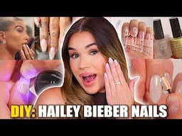 HOW TO DO GEL-X NAILS LIKE A PRO! Recreating Viral HAILEY BIEBER GLAZED DONUT Nails!