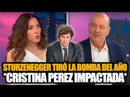 STURZENEGGER TIRÓ LA BOMBA DEL AÑO Y DEJÓ A CRISTINA PÉREZ IMPACTADA