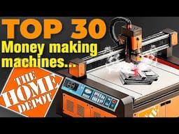 30 Business Machines You Can Buy at HOME DEPOT to Make Money |Best mini manufacturing business ideas