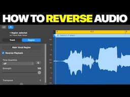 How to Reverse Audio in GarageBand (Easy Method)