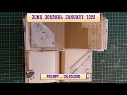 Junk Journal January - Prompt - Un-folded - #createdbycatherine #junkjournaljanuary