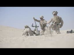 Mortar Fire Training US Marines  - United Arab Emirates Guard