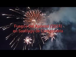 Fuegos del Apóstol (2024) en Santiago de Compostela 24.07.2024