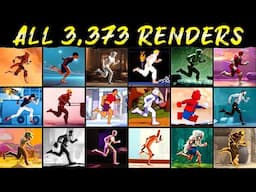 30 Years of Collective Parkour 3D Renders! | KINETIC RUSH ALL Renders Montage