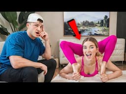 My Husband Tries Things Only Girls Can Do! *Hilarious*