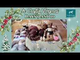 Vlogmas DAYS 9 AND 10 🕯️🎁🍄⛄Struggling with a felt, chickens, a pug and Toft is coming to life! 🪆🚎🌋🎇