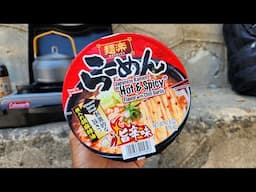 Menraku Japanese Hot and Spicy Ramen (we go outdoors)