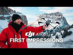 DJI Air 3S First Impressions in the Dolomites (worth the hype?)