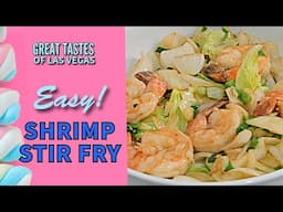 Easy Shrimp Stir Fry in 3 Minutes