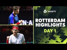 Wawrinka Faces Medvedev; Tsitsipas & Hurkacz Also In Action | Rotterdam 2025 Day 1 Highlights