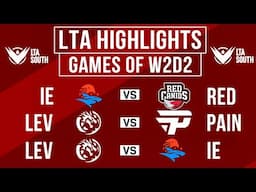 LTA South Highlights ALL GAMES Week 2 Day 2 | LTA South 2025 Split 1