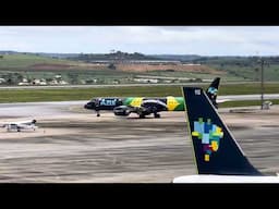 Embraer E195-E2 taxiando e decolando - 15/01/2025