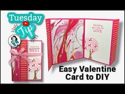 Wow! Check out this Fun Fold Valentine Card!