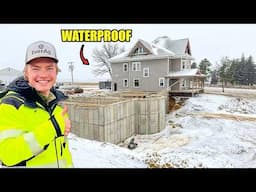 BUILDING A WATERPROOF UNDERGROUND MOVIE THEATER IN THE SNOW