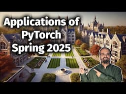 Applications of Deep Neural Networks PyTorch Course Overview (1.1, Fall 2025)