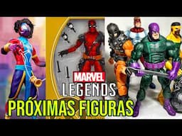 Figuras hasta 2025 Marvel Legends Spider Verse Capitan America 4 Thunderbolts y Secret Wars