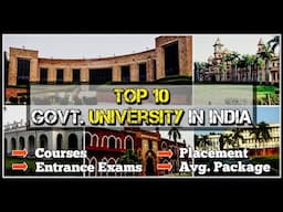 Top 10 Govt University in India / Top Central University in India / Full Details / Educationiya