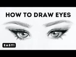 How to Draw Eyes - Step by Step Tutorial!