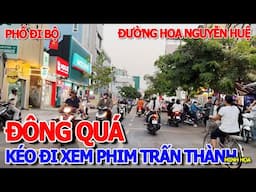 NGỠ NGÀNG - ĐƯỜNG HOA PHỐ ĐI BỘ NGUYỄN HUỆ SAU TẾT - DẠO PHỐ ĐÊM SÀI GÒN & NGUYỄN TẤT THÀNH QUẬN 4