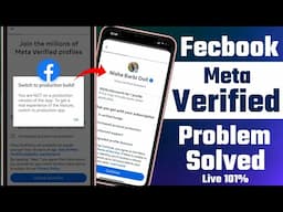 Facebook Switch To Production Build Problem | How To Fix Facebook Switch To Production Build